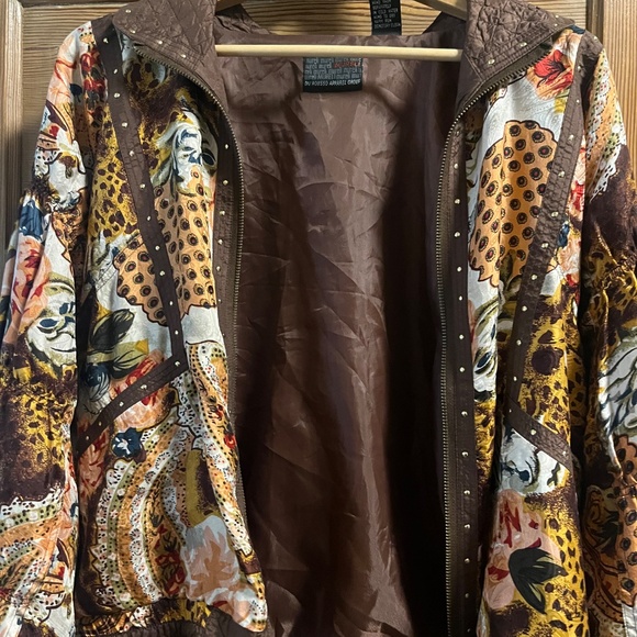 Vintage silk mureli jacket / Size S - Picture 3 of 4
